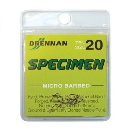 Haczyki DRENNAN Specimen 10szt. nr 16