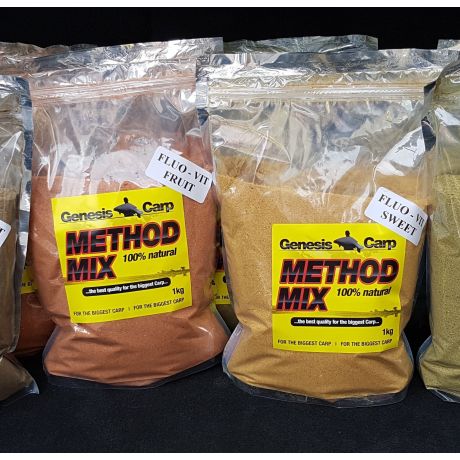 Genesis Carp Fluo-Vit MethodMix TUTTI-FRUTTI 0,9kg
