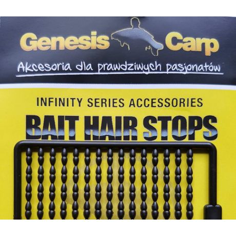 GENESIS CARP Stopery do kulek i pelletu 1szt. BLACK