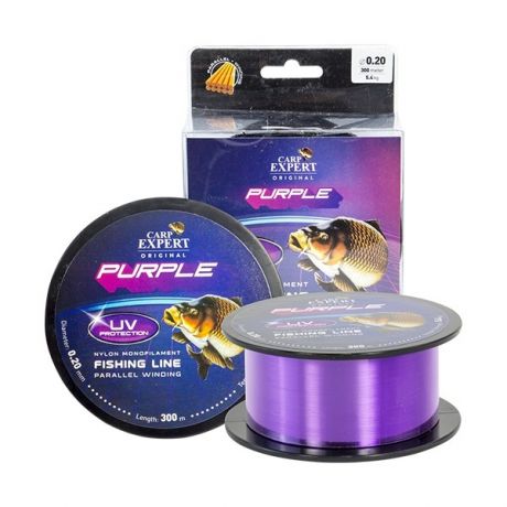 CARP EXPERT UV FLUO PURPLE 0,30mm 300m