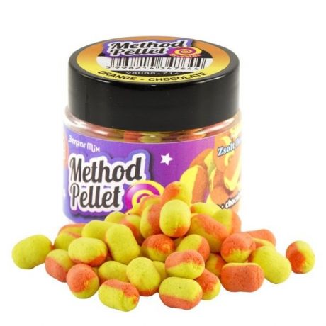 BENZAR  DUMBELS PELLET 8mm ORANGE-CHOCOLATE