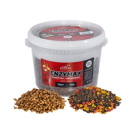 ENZYMAX FEEDER MIX + GROUNDBAITS SPICE-KRILL