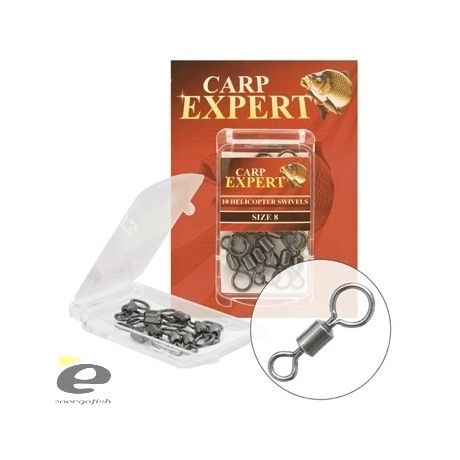 CARP EXPERT Krętliki typu "Helicopter Swivels" CXP 10szt